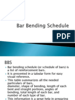 Bar Bending Schedule