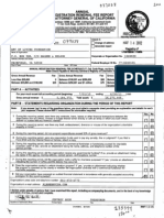 Annual Registration Renewal Fee Report To Attorney General of California