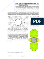 Flujo Externo Alrededor de Un Cilindro Sin Circulación.