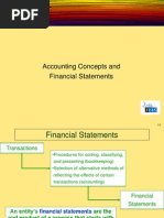 Accounting Concepts and Financial Statements