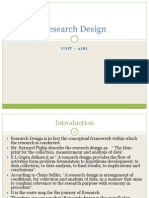 Unit 2 (B) - Research Design