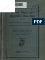 (1922) U.S.M.C. Uniforms Regulations