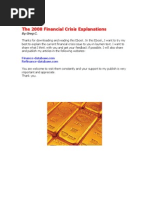 2008 Financial Crisis in Laymen Explanations