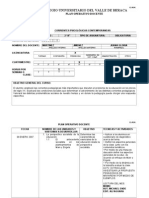 Ejemplo de Cronograma de Actividades Cuvbe