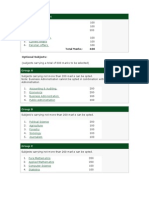 Compulsory Subjects: Total Marks: 600 Optional Subjects