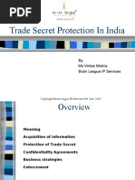 Trade Secret Protection in India