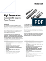 High Temperature: Industrial VRS Magnetic Speed Sensors