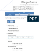 Ejercicios de Programación Lineal