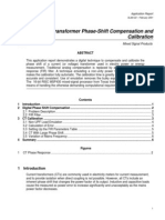 Current-Transformer Phase-Shift Compensation and Calibration