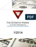 Dividend Weekly 01 - 2014