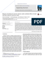 Behavior of Reinforced Concrete Columns Under Combined Effects of Axial and Blast-Induced Transverse Loads