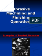 Abrasive Machining and Finishing Operations