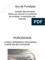 Defeitos de Fundição