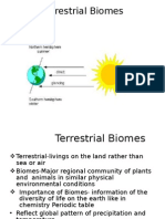 Terrestrial Biomes Devendra