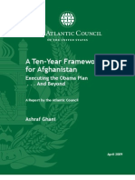 A Ten-Year Framework For Afghans, A Book Written by An International Known Economist Dr. Ashraf Ghani Ahmadzai