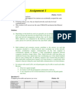 Assignment 1: Question # 1 (Marks: 3+4+3)