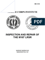 Inspection and Repair of The M107 Long Range Sniper Rifle (LRSR)