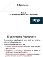 E-Commerce: Unit-2 EC Framework, Models and Components