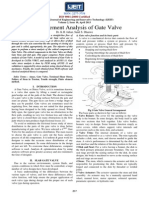 Finite Element Analysis On Gate Valve