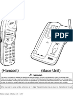 Panasonic KX-TC1466LAB 1466LAW Telefono Inalambrico Manual de Servicio