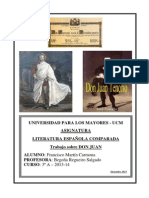 Literatura Comparada - Don Juan