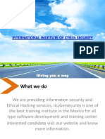 International Institute of Cyber Security