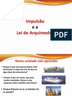 Impulsão e Lei de Arquimedes