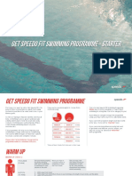 Get Speedo Fit Swimming Programme - Starter