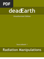 DeadEarth Unauthorized - Book 1 - First Draft