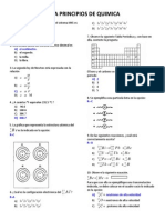 Examen Principios de Quimica