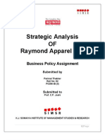 Strategic Analysis of Raymond App. Ltd.