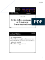 Lecture 4 - FD Analysis of Anisotropic Transmission Lines