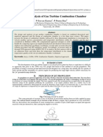 Design and Analysis of Gas Turbine Combustion Chamber: P.Sravan Kumar, P.Punna Rao