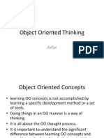 Object Oriented Thinking: Asfar