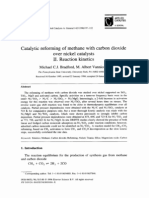 Catalytic Reforming of Methane With Carbon Dioxide Over Nickel Catalysts II. Reaction Kinetics