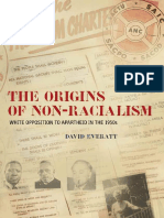 The Origins of Non-Racialism: White Opposition To Apartheid in The 1960s