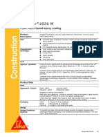 Sikafloor - 2530 W: 2-Part Water Based Epoxy Coating