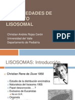 Enfermedades de Deposito Lisosomal