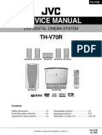 JVC Th-V70-r DVD Digital Cinema System 2002 SM