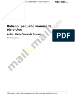 Italiano - Pequenyo Manual de Ejercicios