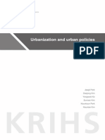 Urbanization and Urban Policies in Korea