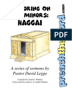 Haggai: Majoring On The Minors