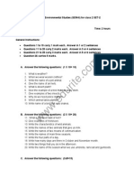 Cbse Class 2 Evs Sample Paper Term 2 Model 2