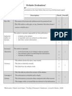 Web Eval Form