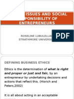 Ethical Issues Social Responsibility