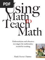 MSRI - Using Math To Teach Math - 060728