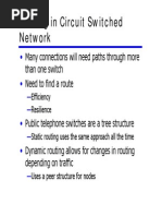 Routing in Circuit Switched NT K Network