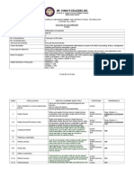 Dr. Yanga'S Colleges, Inc.: Center For Curriculum Development and Instructional Technology Course Syllabus