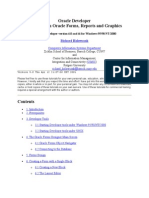 Oracle Developer A Tutorial On Oracle Forms, Reports and Graphics