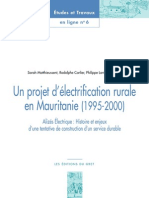 Un Projet D'électrification Rurale PDF